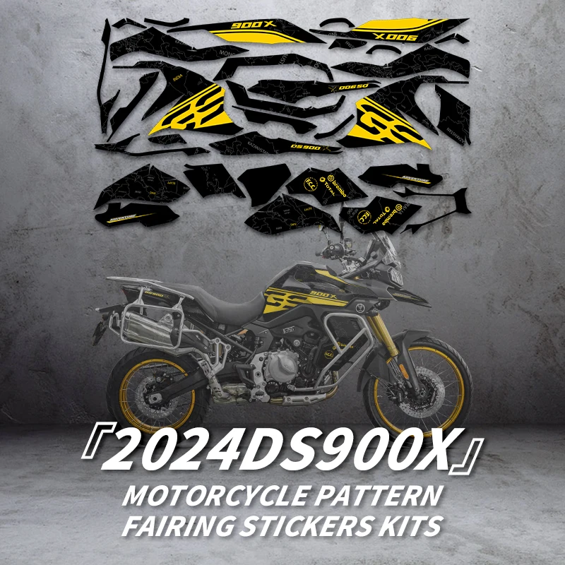 Used For VOGE DS900X 900DSX 2024 Pattern Printing Stickers Kits Motorcycle Accessories Protection And Decoration Various styles