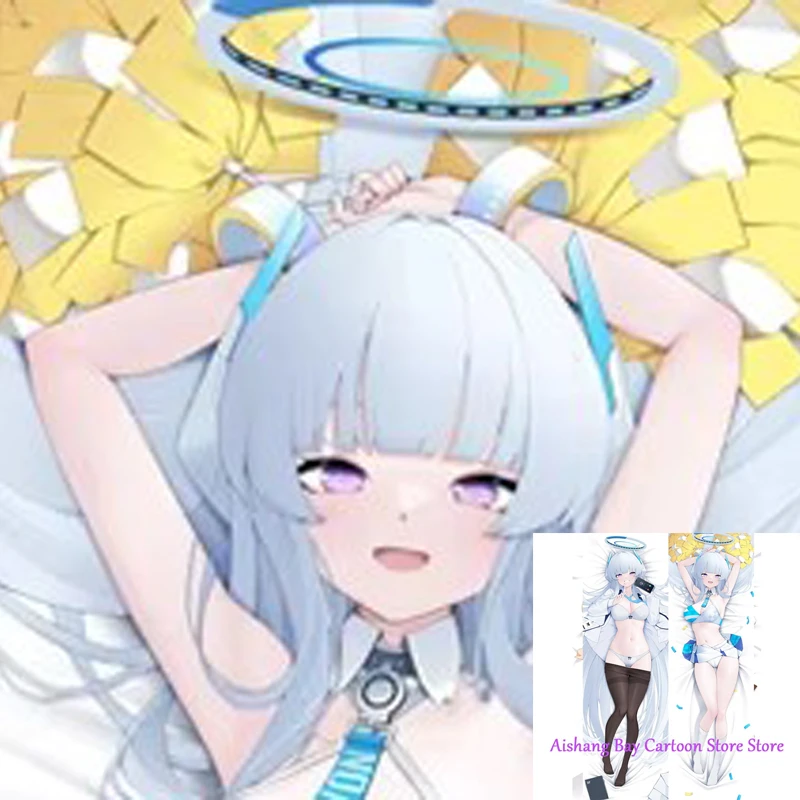 

Anime Dakimakura Pillow Ushio Noa White Panties 2-Side Print Pillowcase Hugging Body Cushion Cover Otaku Waifu