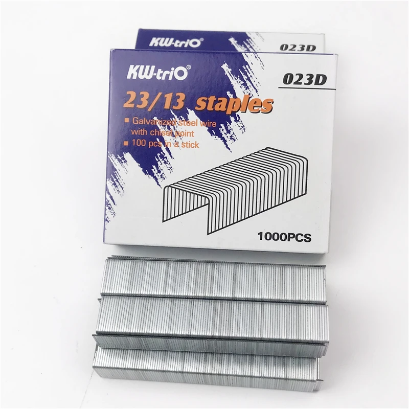 1000Pcs Heavy Duty Spesso strato graffette dare la spesso strato grande cucitrice utilizzare Una varietà di specifiche possono scegliere