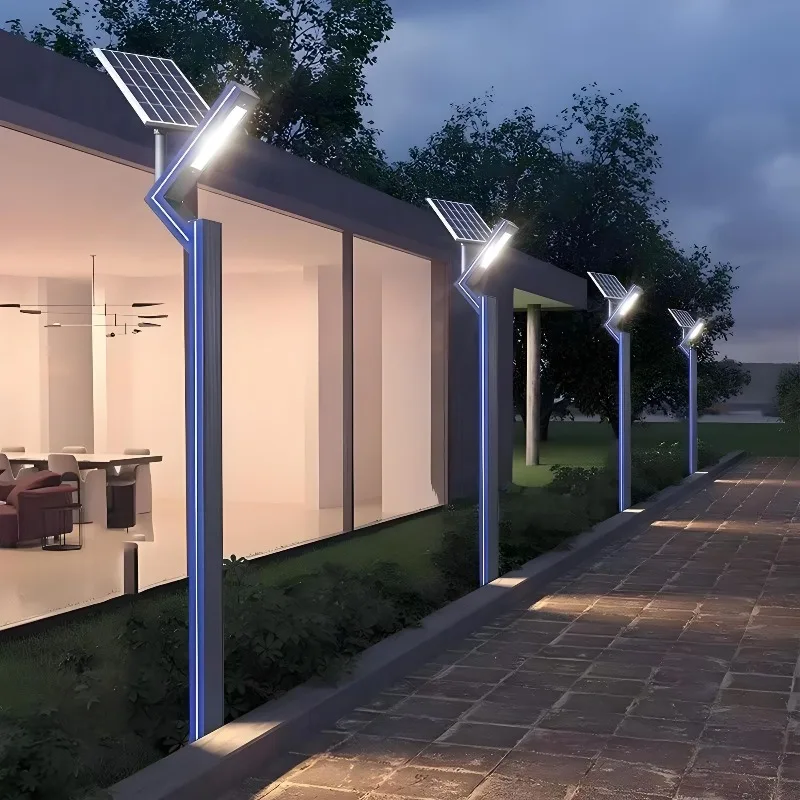 Solar street light outdoor super bright new energy-saving waterproof durable high battery life garden lighting