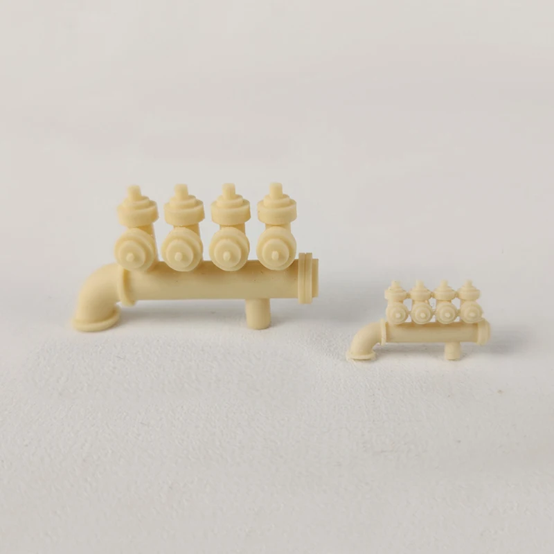 

5Set Resin Firefighting Valve Simulation Fire Hydrant Mini Display Prop Length 41 21mm for Nautical Model Scene Decoration Parts