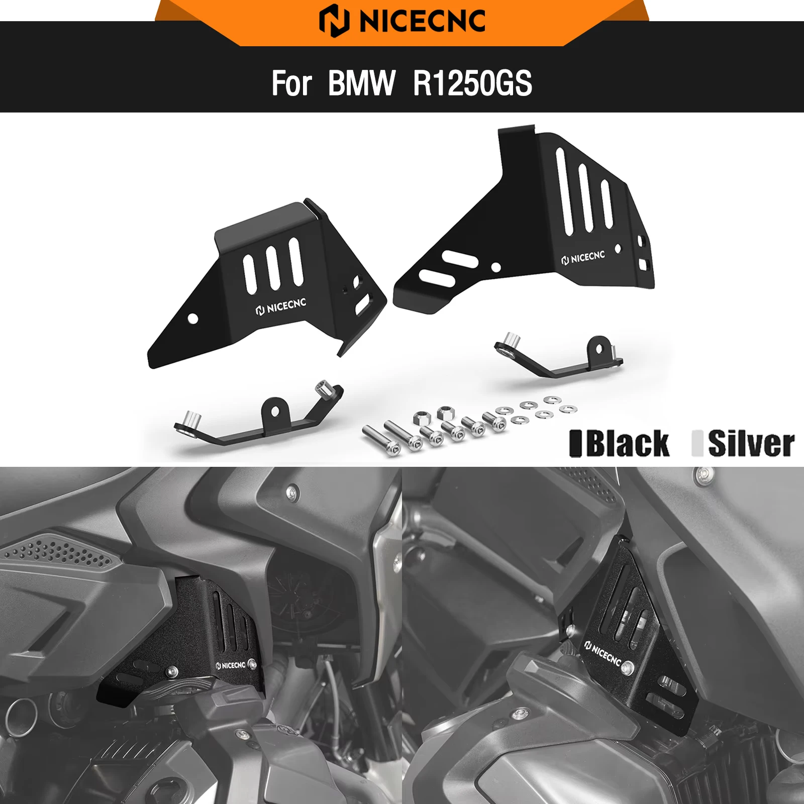 

For BMW R1250GS 2018-2023 Motorcycle Aluminum Throttle Body Guards R 1250 GS R 1250GS R1250 GS 2018 2019 2020 2021 2022 2023