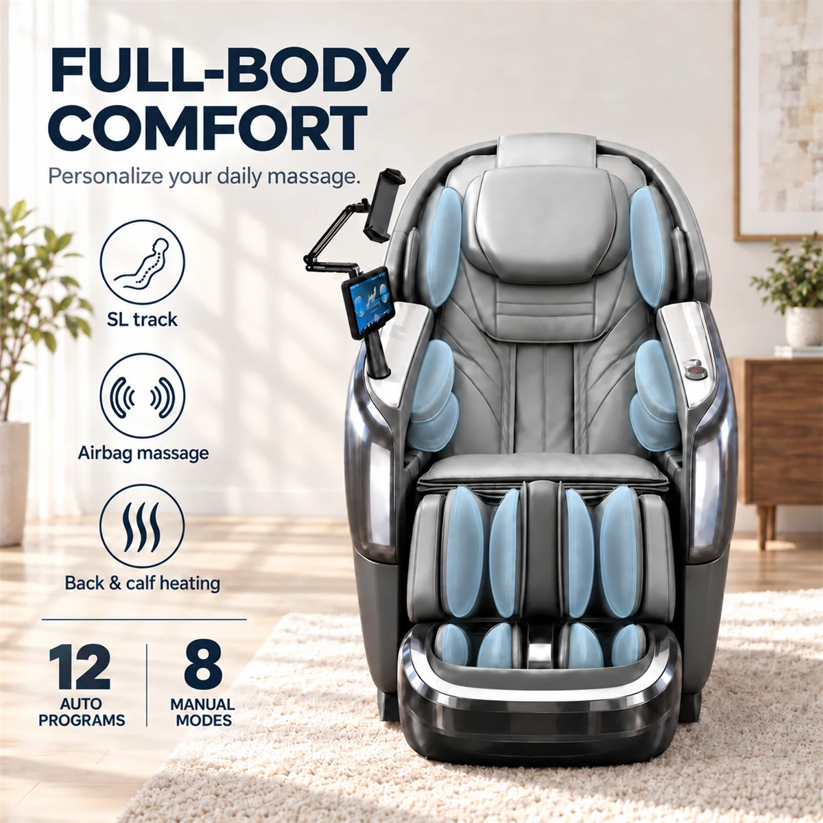 Massage Chair Full Body New Model Home Office Factory Price Electric Heating Kneading Luxury Zero Gravity Recliner Massage Chair