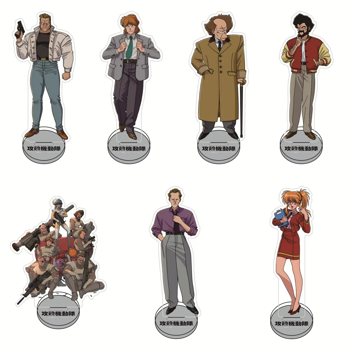 15CM Mobile Task Force Acrylic Keychain Stand Model Cosplay Characters Ornament Accessories Goods Collection Gifts