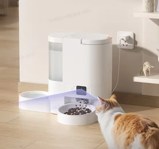 Oem Odm Automatic Pet Feeder Custom Logo Abs Material for Cats Dogs Factory Wholesale Business