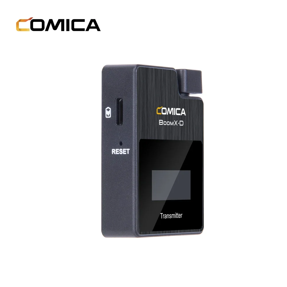 COMICA BoomX-D D1 D2 UC1 UC2 2.4G Mikrofon Nirkabel Digital dengan Mikrofon Clip-on Pemancar & Penerima untuk Ponsel Pintar