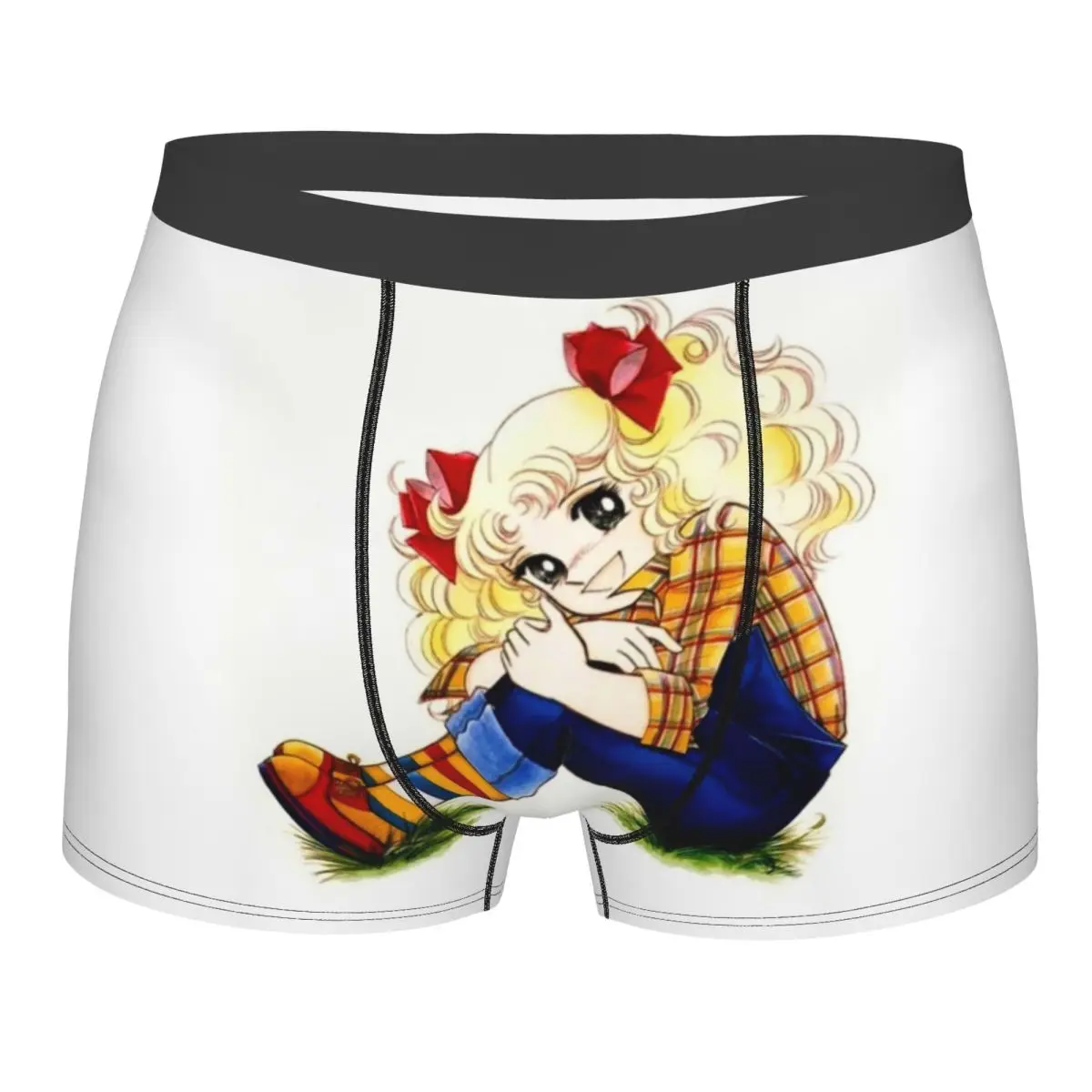 Custom Candy Candy Anime Manga Boxer Shorts Men 3D Print Male Breathbale Underwear Panties Briefs
