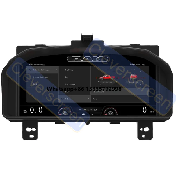 

Car Digital Dashboard Speedometer Display for Dodge Ram 2008-2012 LCD Instrument Panel Car Cockpit Digital Dashboard Cluster