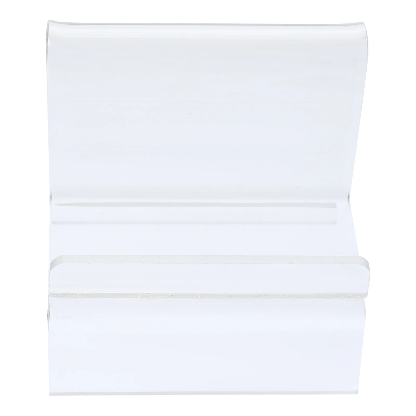 2Pcs Acrylic Wallet Holder Display Rack Transparent Single Layer Organizer Stand for Cosmetics Jewelry Collection