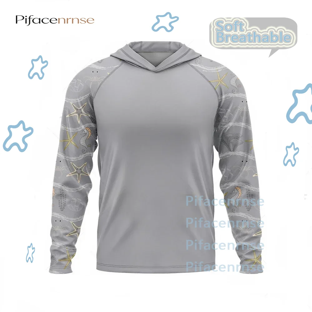 Men's Quick Dry Long Sleeve Fishing Shirt UV Protection Breathable Lightweight capping Spring Outdoor Top