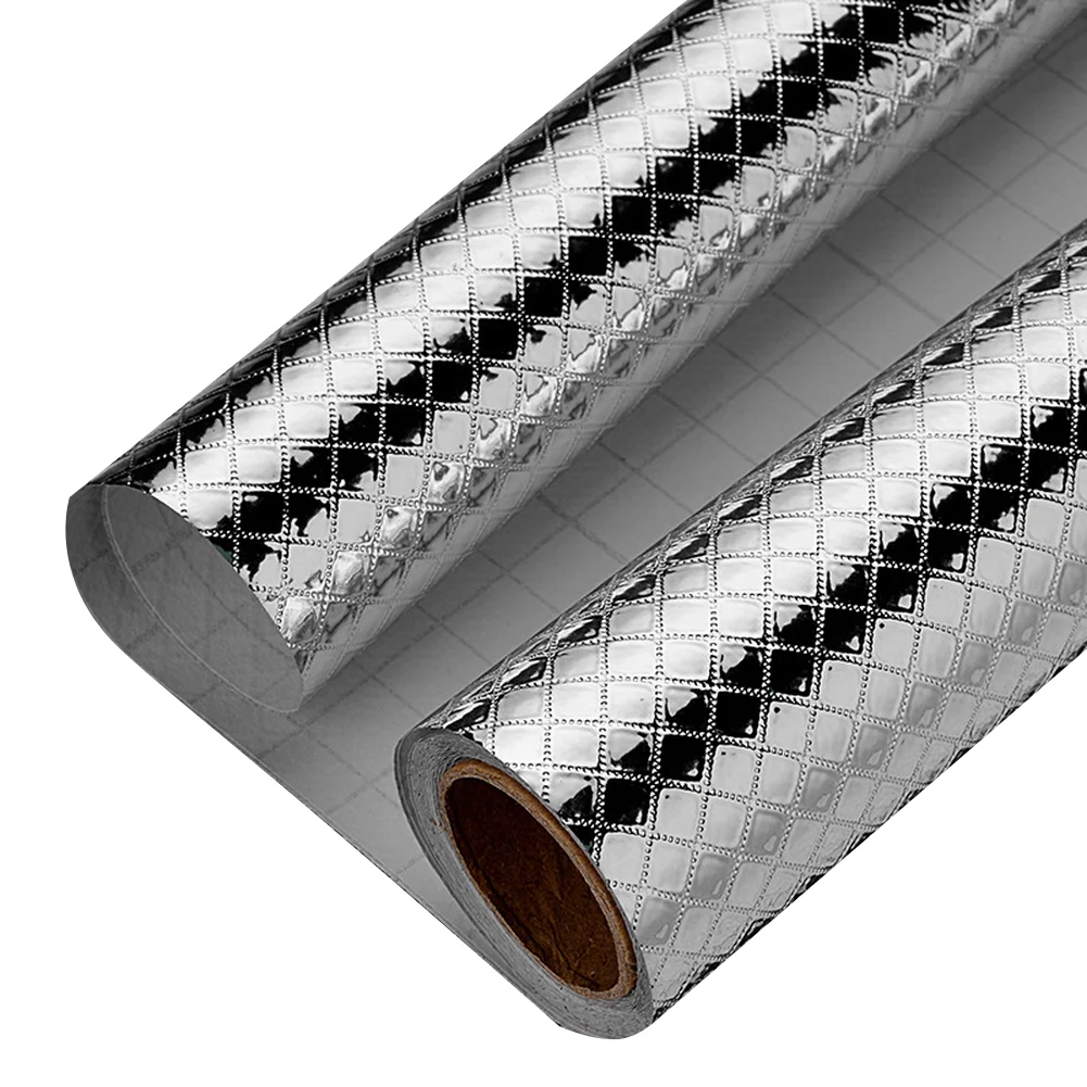 Thickened PET Kitchen Liner Roll 40cm x 5m Waterproof Oil Resistant Self-Sticking Sticker for High Temp Areas Near Stove Sink