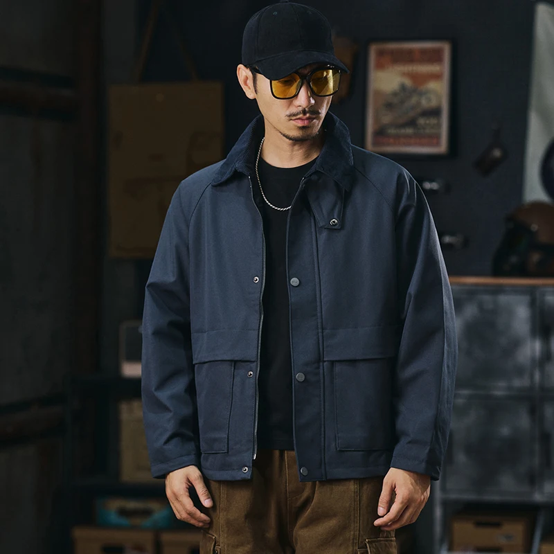 

Men's Casual Fashionable Spring Autumn Jacket New Hot Sale Of The Season Handsome Outerwear High End Workwear Loose Fit Comforta