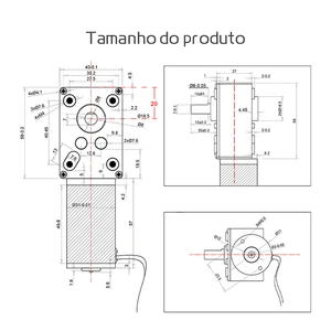 Small Worm Gear engine, adjustable speed, high thumbnail torque, high power 5.0, 5840-31ZY DC 12V 24V, 7rpm ~ 470rpm 12 Main Speed Reducer Sales - №3