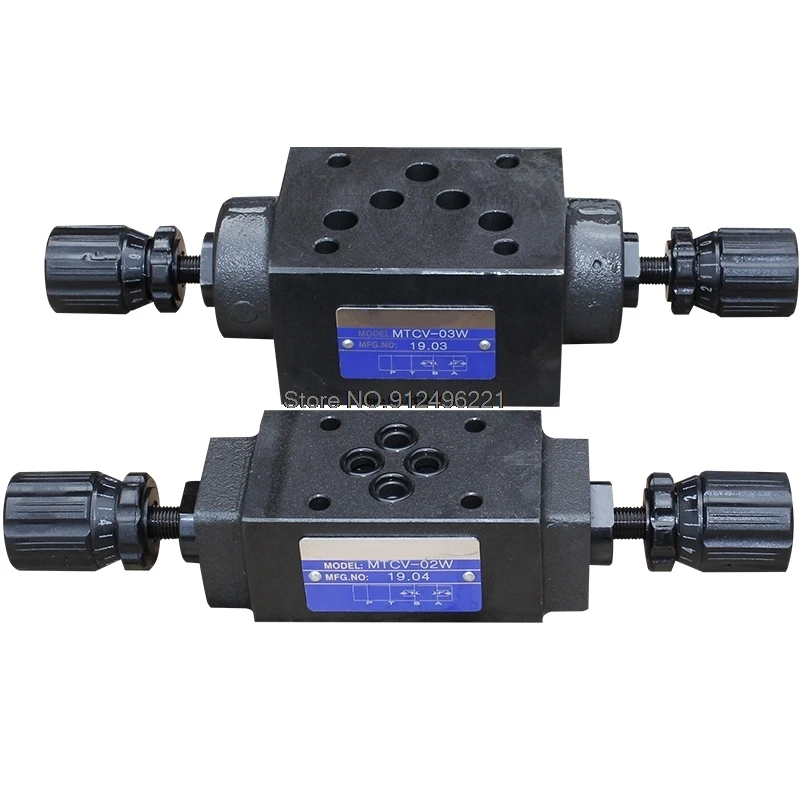

MTCV Series Modular Type Throttle Check Valve MTCV-02W MTCV-02A MTCV-02B Speed Regulating Valve