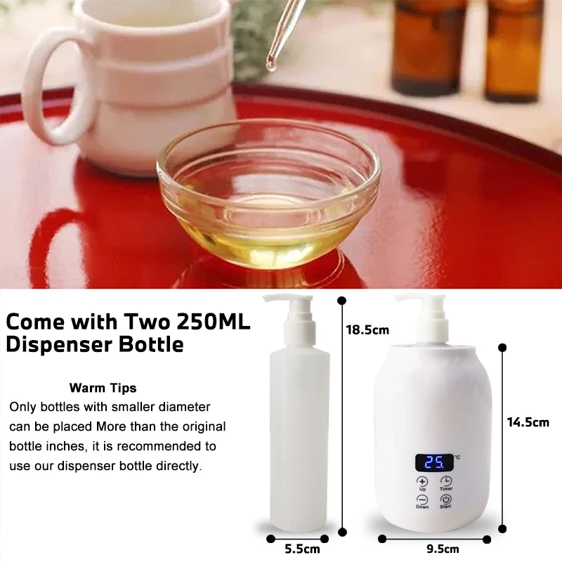 Bomba de plástico HDPE rellenable, 2 piezas, botellas de 250ML para masaje, aceite, loción, calentador, botella blanca, champú, ducha, pulverizador corporal recargable