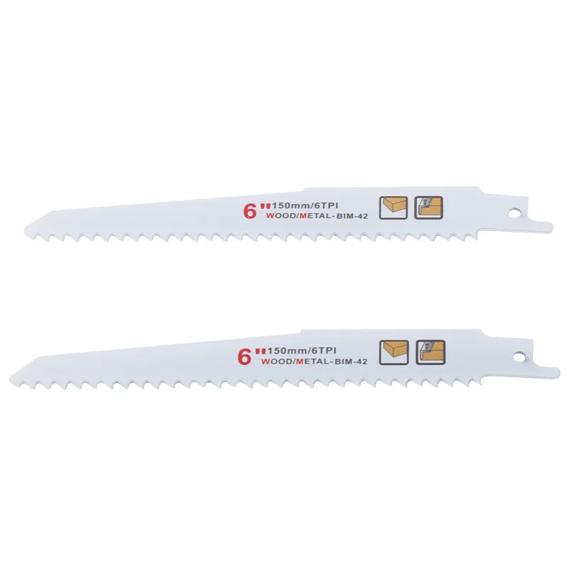 Reciprocating Saw Blades 10PCS/Set Saber Saw Blade For Cutting Wood Metal Plastic Tube Power Tools Accessories For Bosch Makita