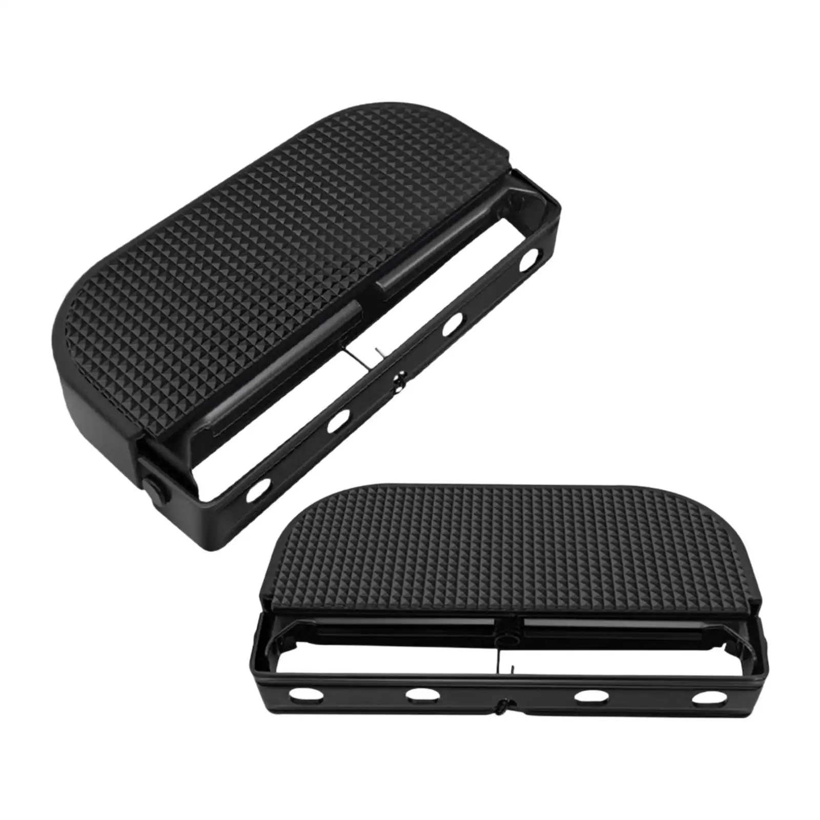 Non Slip Folding Electric Bike Rear Pedals Universal Foot Pegs Rubber Metal Floorboards for Cycling and Pit Bike Upgrades