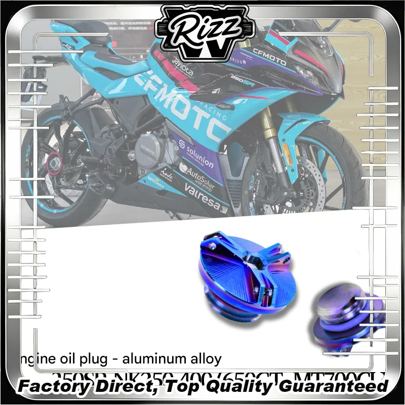 FOR CNC Aluminum Alloy Anti-theft Oil Cap for CF 250SR/NK250 Engine Oil Filler Screw High-Quality Motorcycle Maintenance Tool