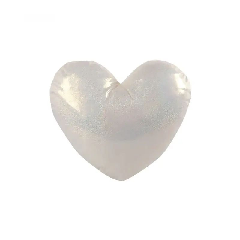 Sublimation Blank Heart  Round Shape Sequin Pillow Case Car Sofa Home Decor Cushion Cover Christmas Decorative for Diy Logo