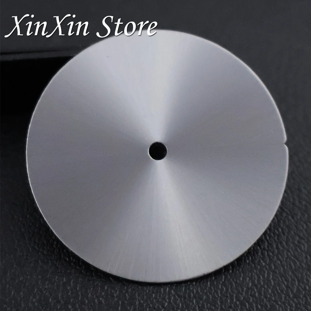 28.5MM Sunburst Watch Dial Lettered Blank Watch Faces Metal Watch Accessories for NH35 NH36 4R 7S Movement