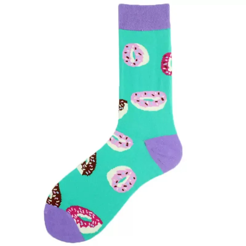 Calcetines de algodón para mujer, medias divertidas y elegantes de marca, de color rosa, flamenco, gato, perro, Panda, Monkey, unisex, 1 par