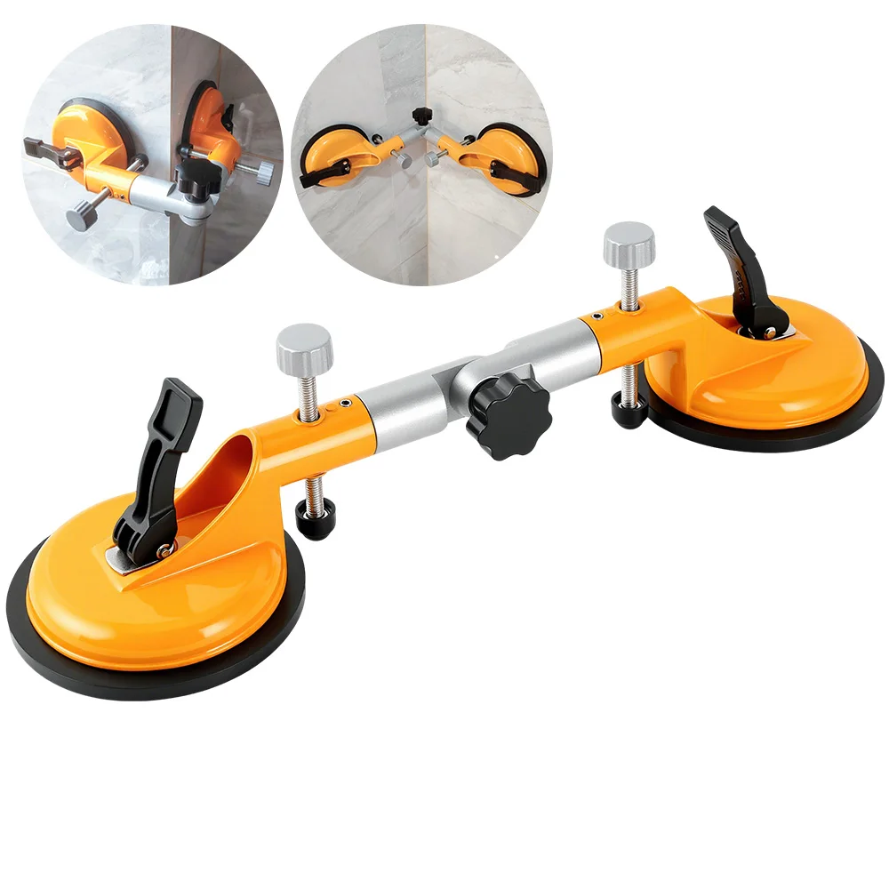 Professional Angle Adjustable Fixed Splicing Suction Cup Right Angle Fixer Glass Tile Slate Yin And Yang Angle Installation Tool