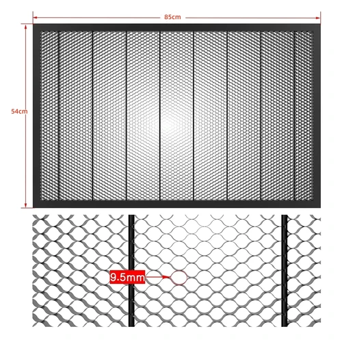 Imagen 2 del producto Máquina láser NEJE, placa de panal, Panel de panal, mesa de trabajo para todas las marcas, cortador láser, accesorios de máquinas herramientas