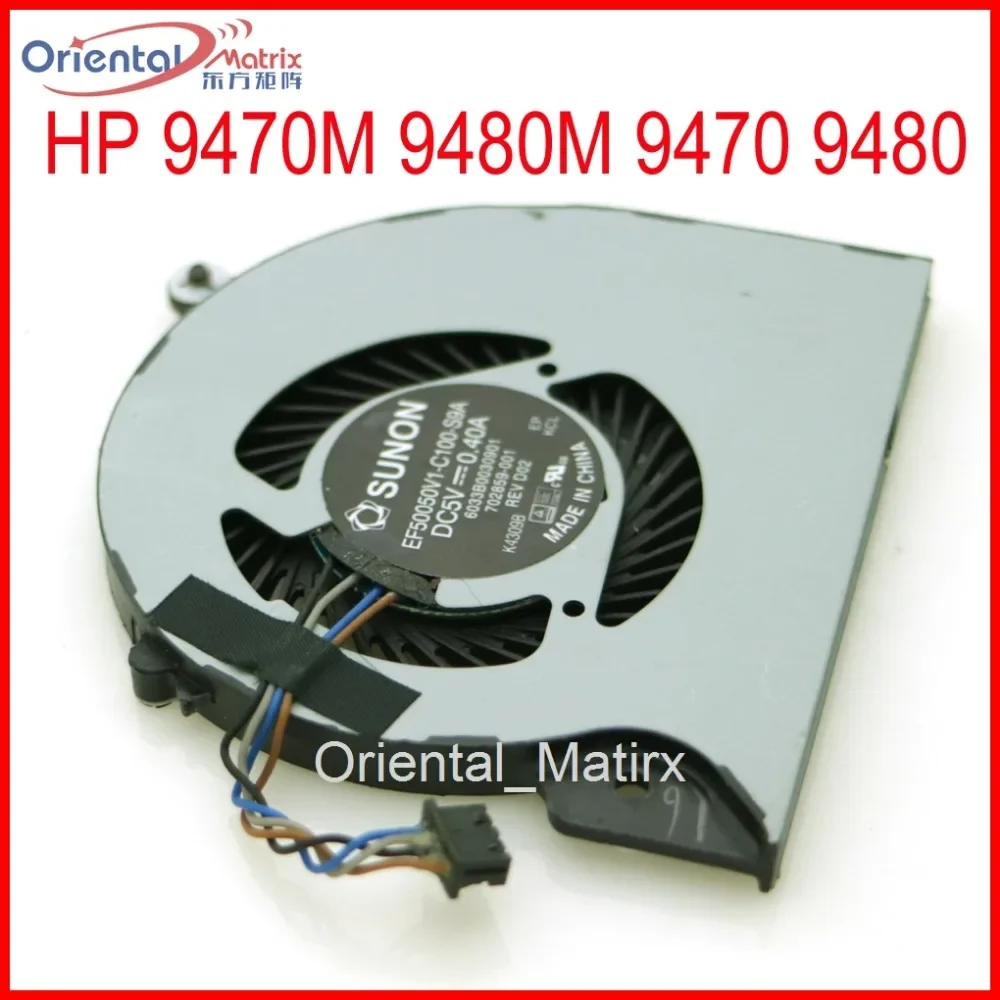 Brand NEW EF50050V1-C100-S9A DC5V 0.4A Fan Replacement For HP 9470M 9480M 9470 9480 CPU Cooler Cooling Fan