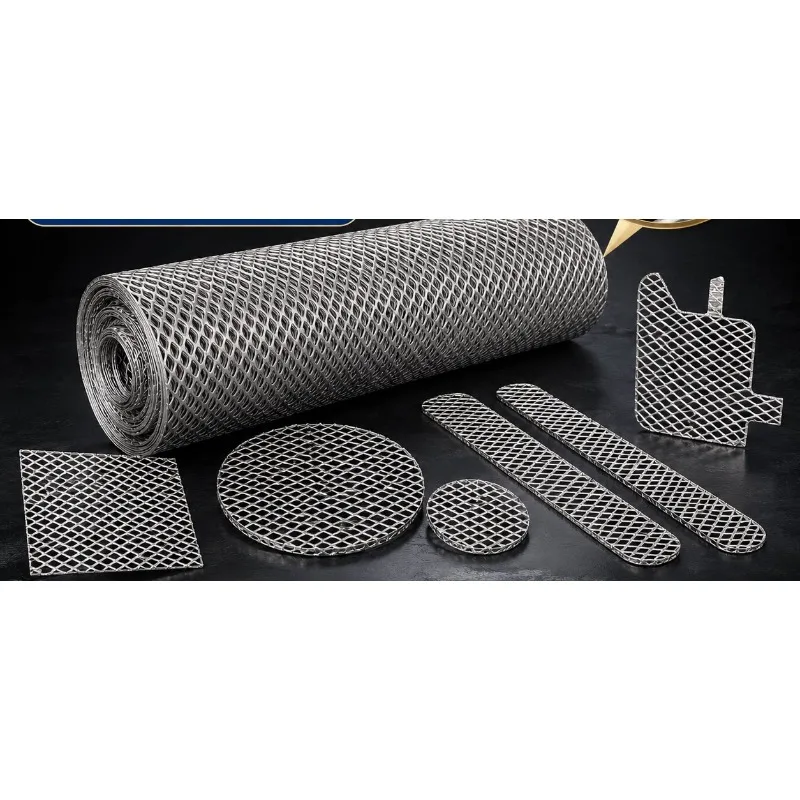 N6 Nickel Expanded Mesh, Diamond Hole, For Lab Research, Electrolysis Cell, Hydrogen Production, Battery Electrode Buffer Mesh