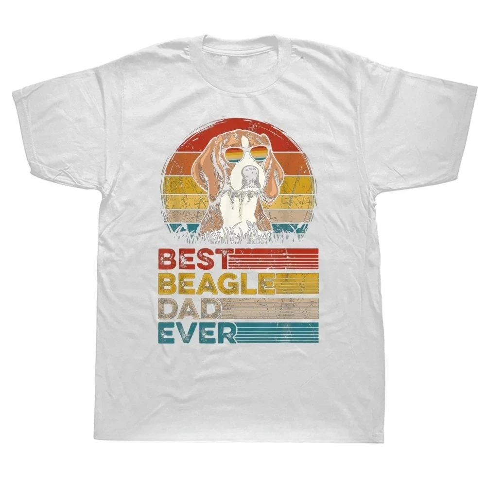 مضحك الكلب خمر أفضل بيغل أبي من أي وقت مضى الآباء يوم جرو الكلب أبي تي شيرت الجرافيك الشارع الشهير قصيرة الأكمام عيد ميلاد تي شيرت Y2K