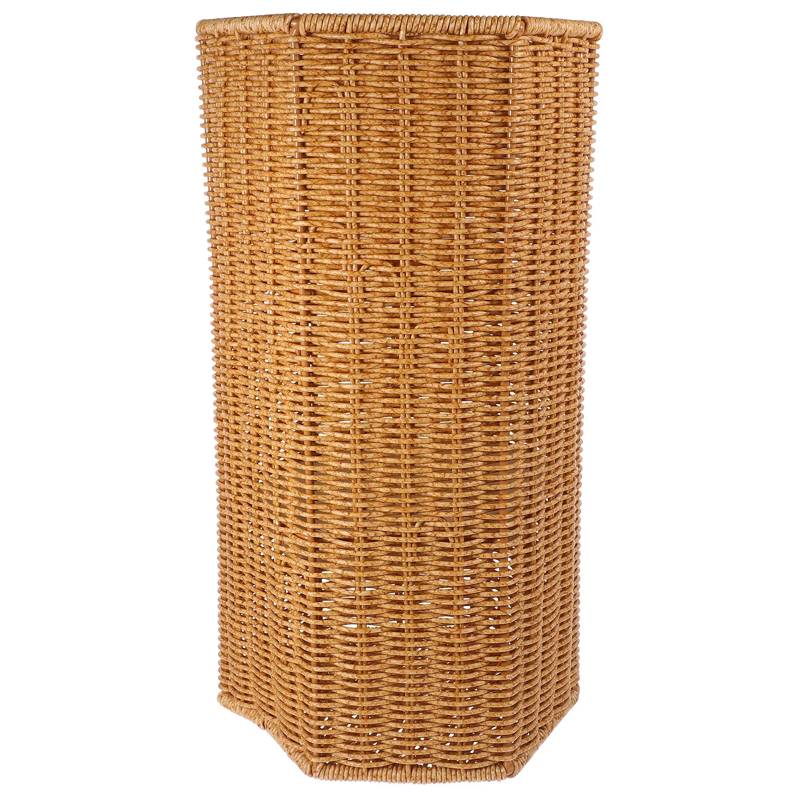 plastic-umbrella-stand-with-artificial-rattan-design-umbrella-storage-holder-for-indoor-entryway-home-office-yoga-mat-storage