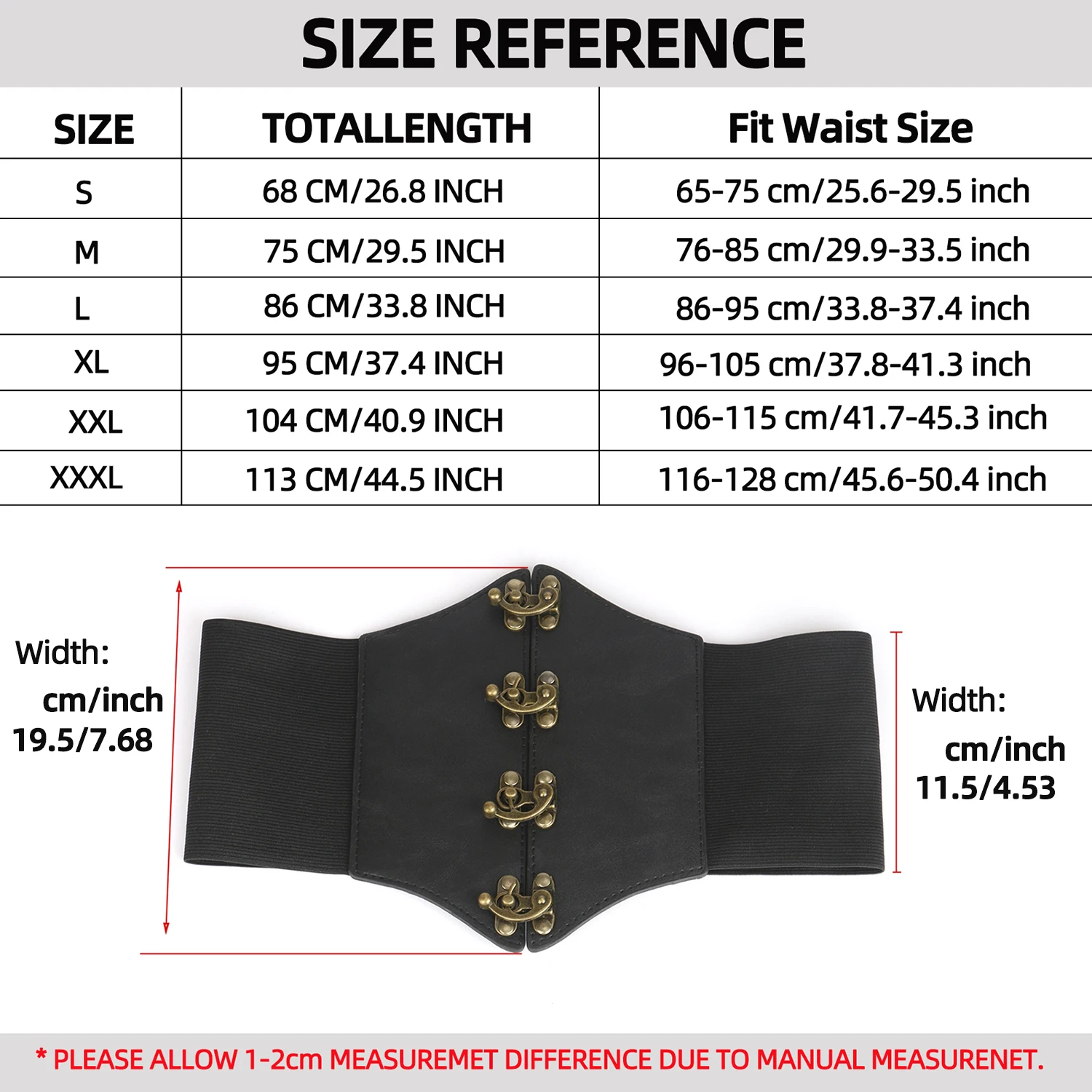 Retro Large size seal women\'s Wide Girdle Waist decorative Steampunk Belts For Lady Multidimension Design sense Corset For Dress