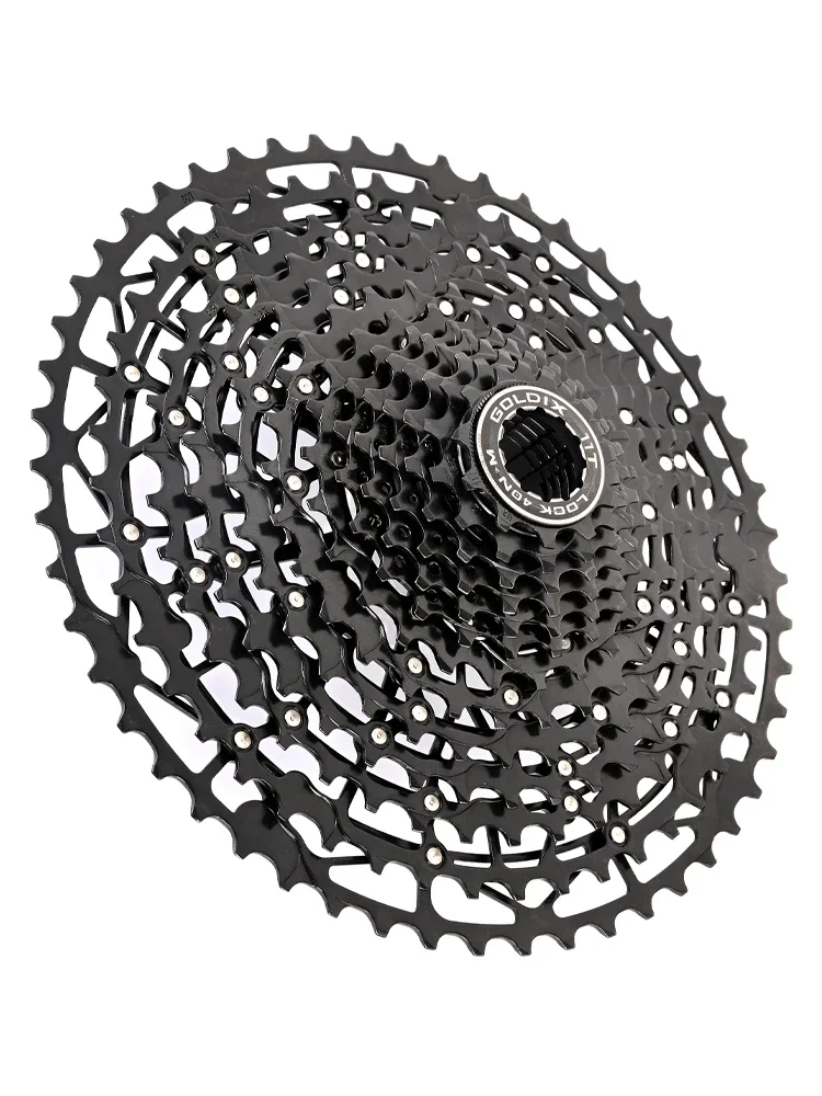AliExpress NONE GOLDIX Ultralight Bicycle Cassette Freewheel Carbon Steel Material 9/10/11/12/13 Speed HG Structure Sprocket for Mountain Bike