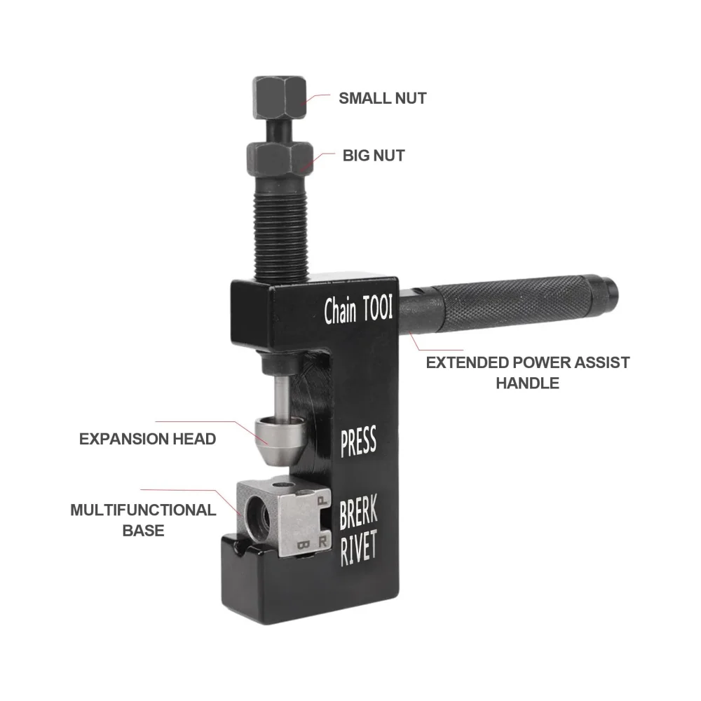 

Инструмент для разъединения и зашивания мотоциклетных цепей (520, 525, 530), модель 08-0470. Новые мотоаксессуары.