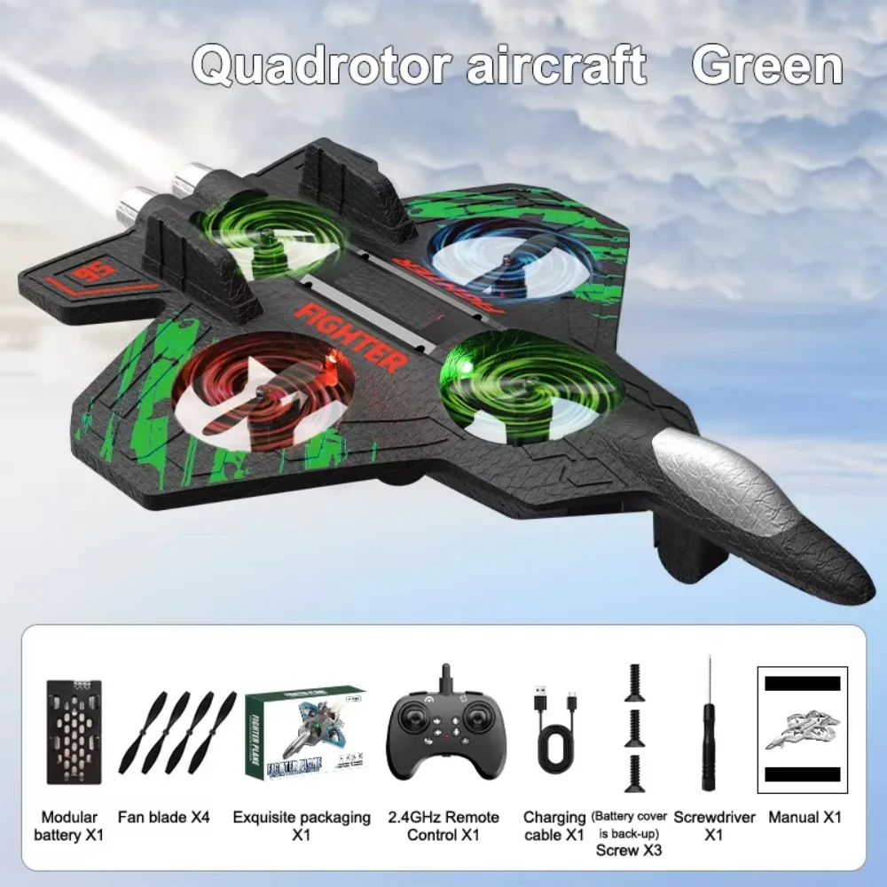 

EPP Foam Пульт дистанционного управления Foam Fighter Гравитационный датчик RC Дроны Четырехмоторный вертолет Игрушка Прочный 2,4G Трюк RC Хобби Реактивный самолет