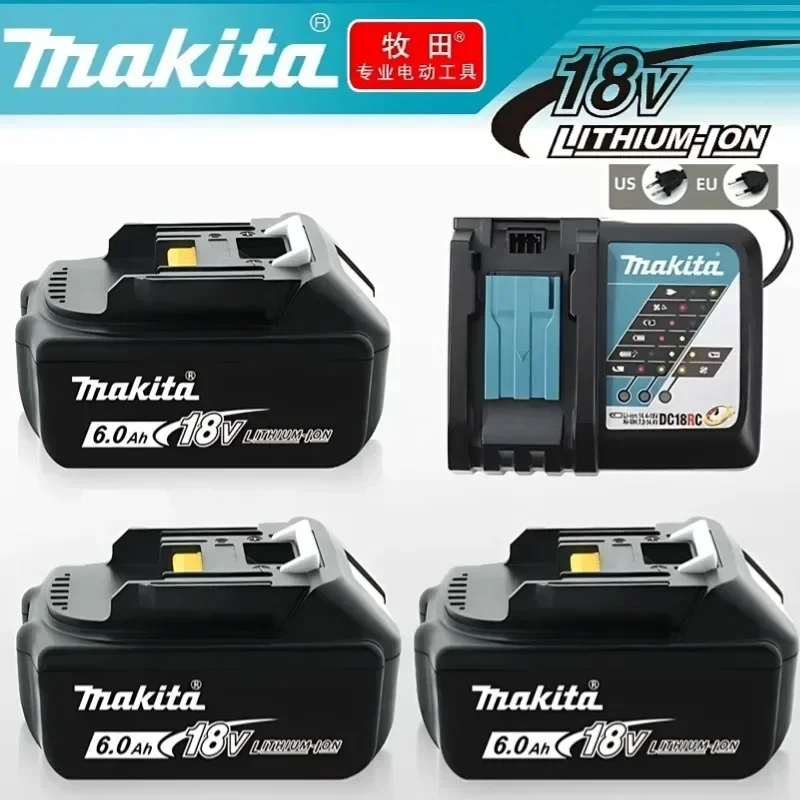 

100% Original Makita 6Ah/5Ah/3Ah for Makita 18V Battery BL1830B BL1850B BL1850 BL1840 BL1860 /1815 Replacement Lithium Battery