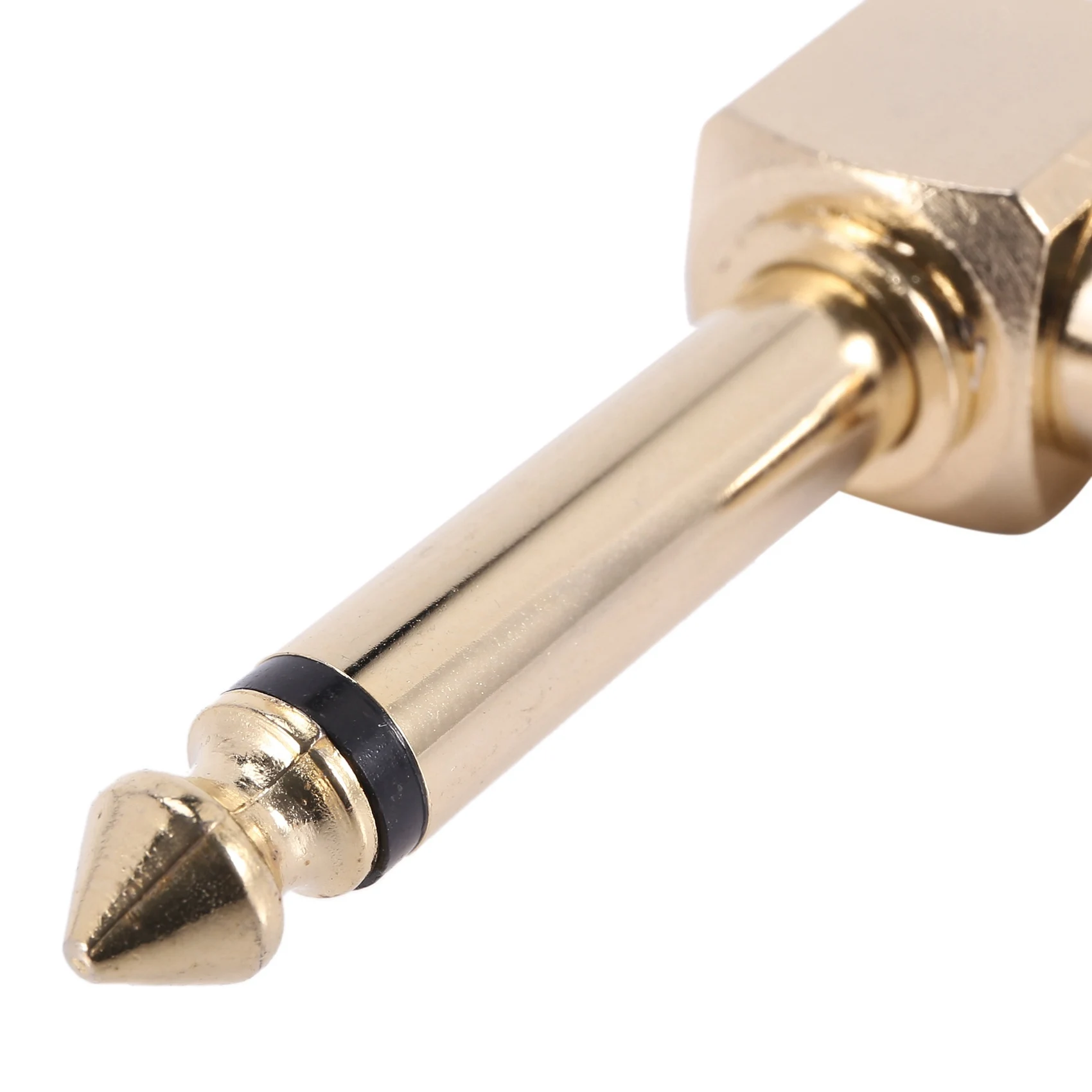 # Best Choice 6-PACK RCA Female Jack To 1/4 Inch Mono Male Plug Right Angle Audio Adapter,Gold