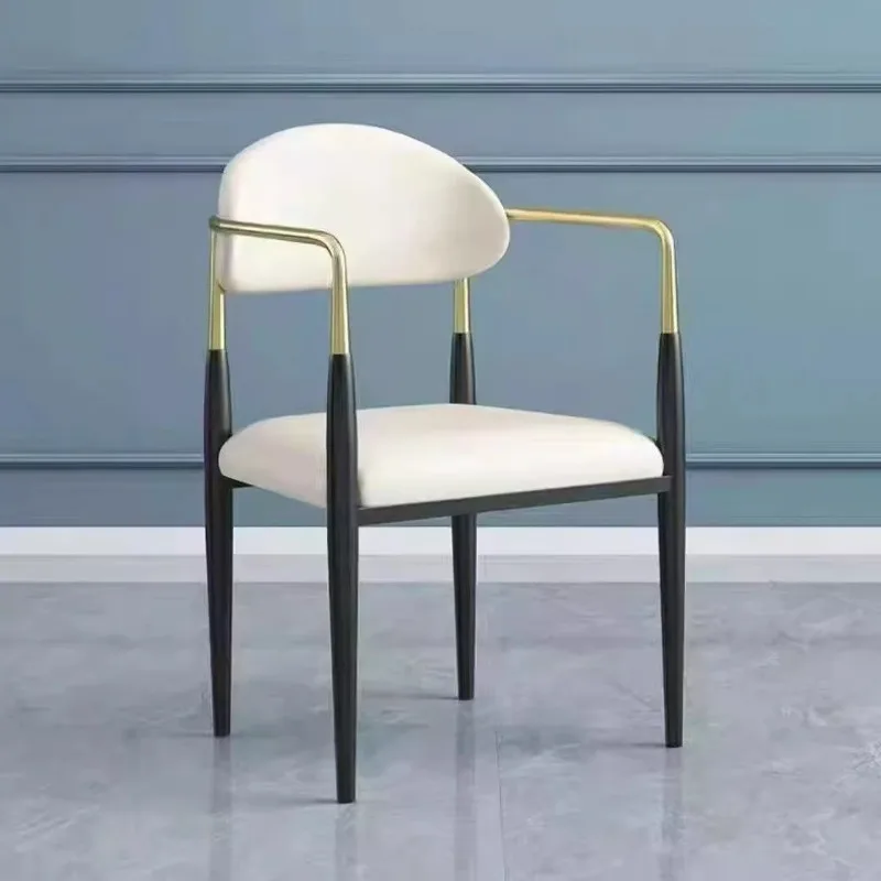Simple Modern Café Chairs Scandinavian Metal Restaurant B&B Coffee Chairs Creativity Simple Café Furniture Tavolo Pranzo FYCC