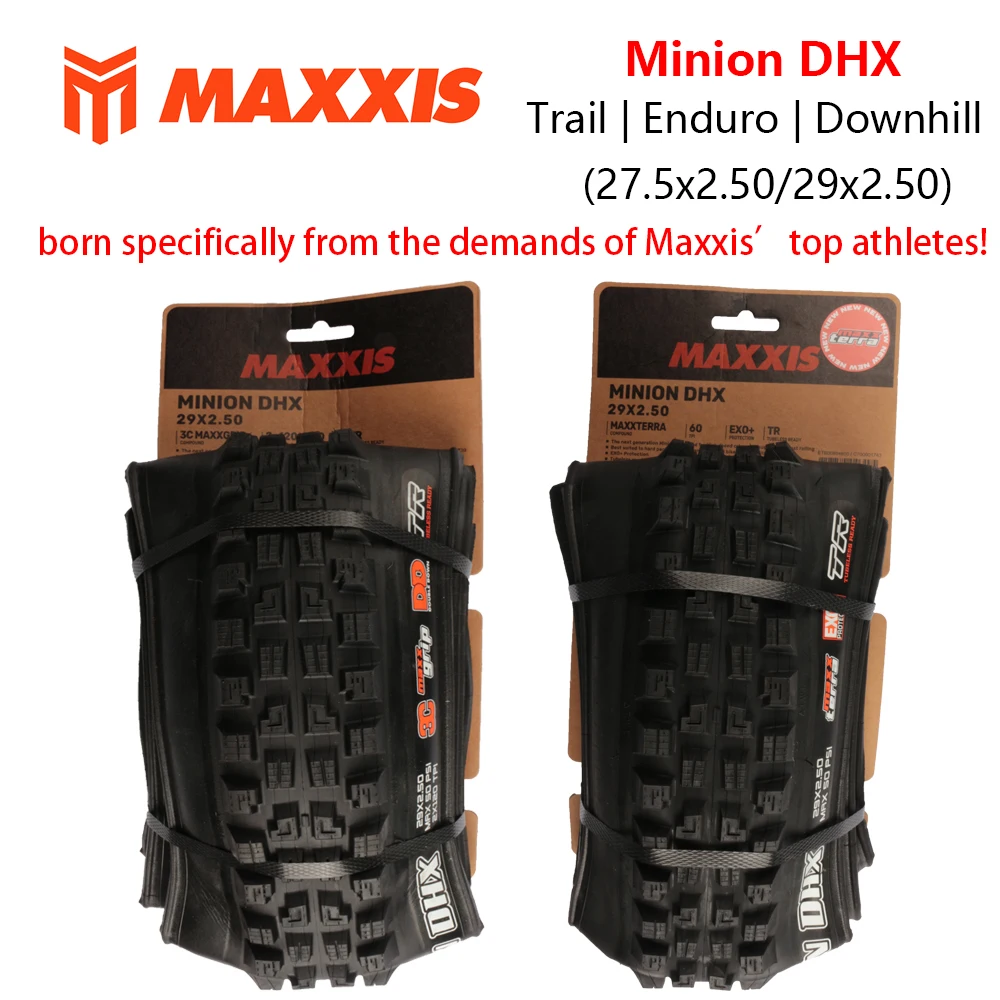 MAXXIS MINION DHX Mountainbike-Downhill-Reifen, pannensicher, MTB-Schlauchlosreifen für Trail, Enduro, Downhill 27,5x2,50 29x2,50 – Detail 1