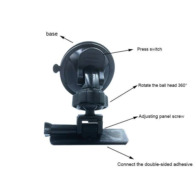 Car DVR Suction cup base bracket,For 70mai A400 suction cup holder 70mai A400 DVR Holder，Car-styling Accessories