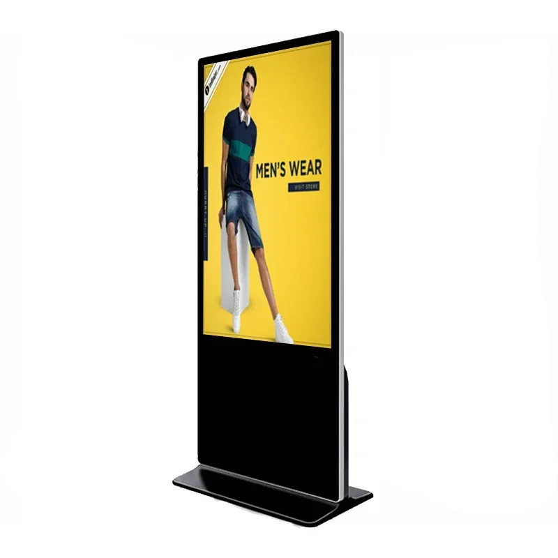 43 50 55 Inch IPS LCD Screen Floor Stand Indoor Advertising Kiosk indoor digital signage display