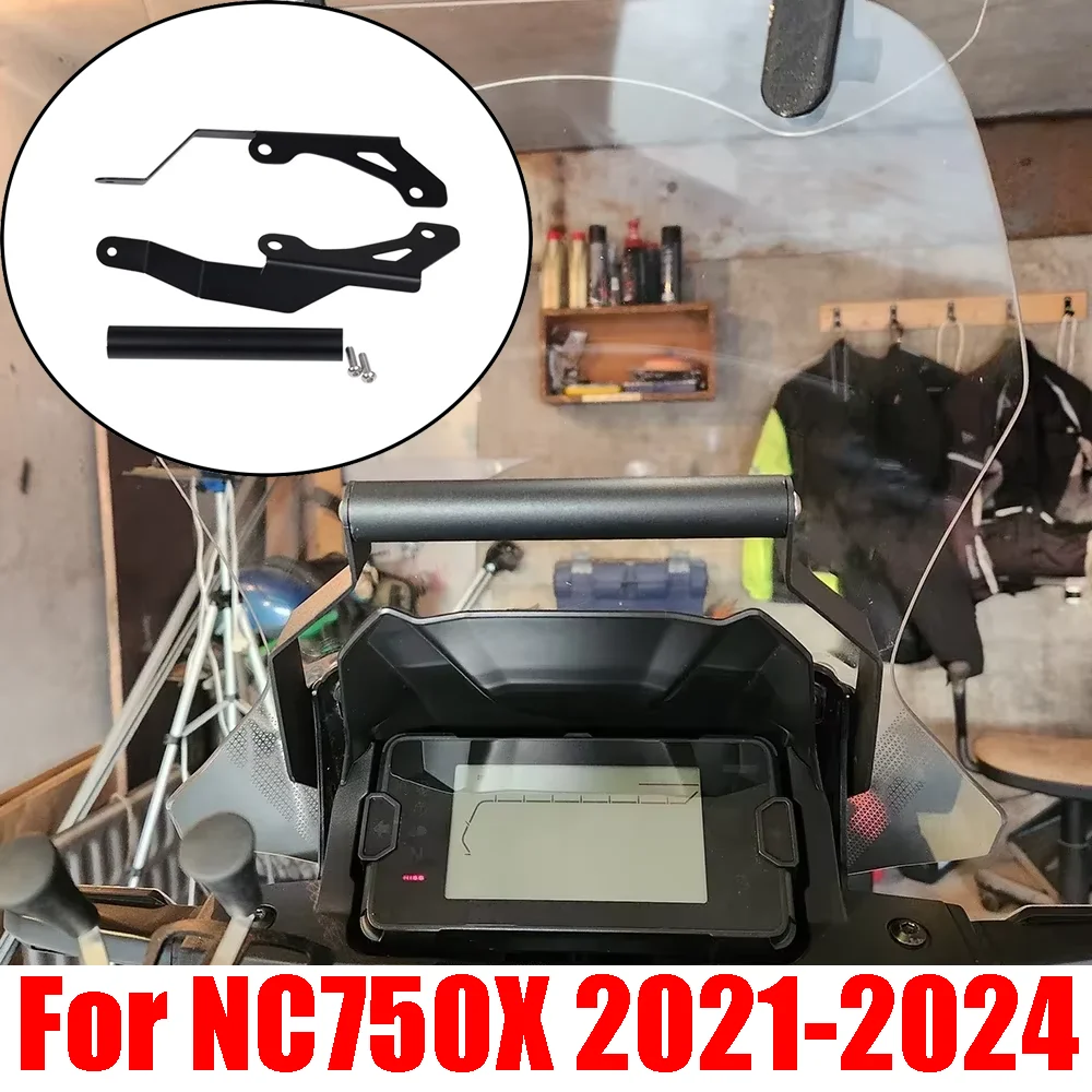 

For Honda NC750X NC750 X 750X NC 750 X DCT 2021 2022 2023 2024 Motorcycle Accessories Phone Holder Stand GPS Navigation Bracket