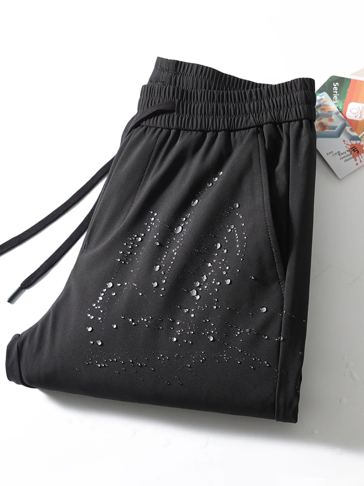 

Мужские пуховые брюки для активного отдыха, свободного кроя, с 85% гусиным пухом, осенне-зимние, модные, прямые, длинные штаны