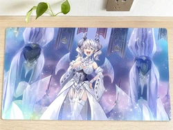 YuGiOh Table Playmat Labrynth of The Silver Castle TCG CCG Mat Trading Card Game Mat Mouse Pad Desk Gaming Play Mat & Bag