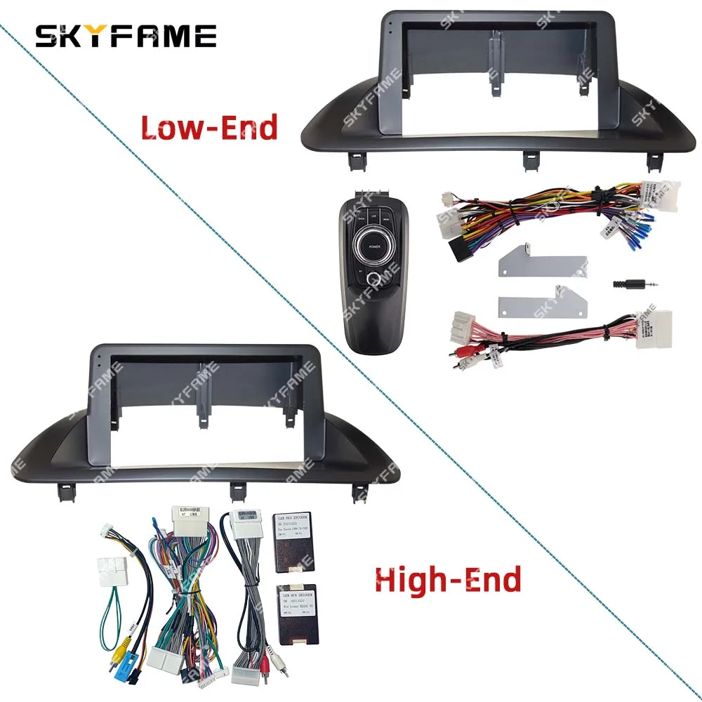 SKYFAME Car Frame Fascia Adapter Canbus Box Decoder Android Radio Dash Fitting Panel Kit For Lexus CT200 CT200H CT 200