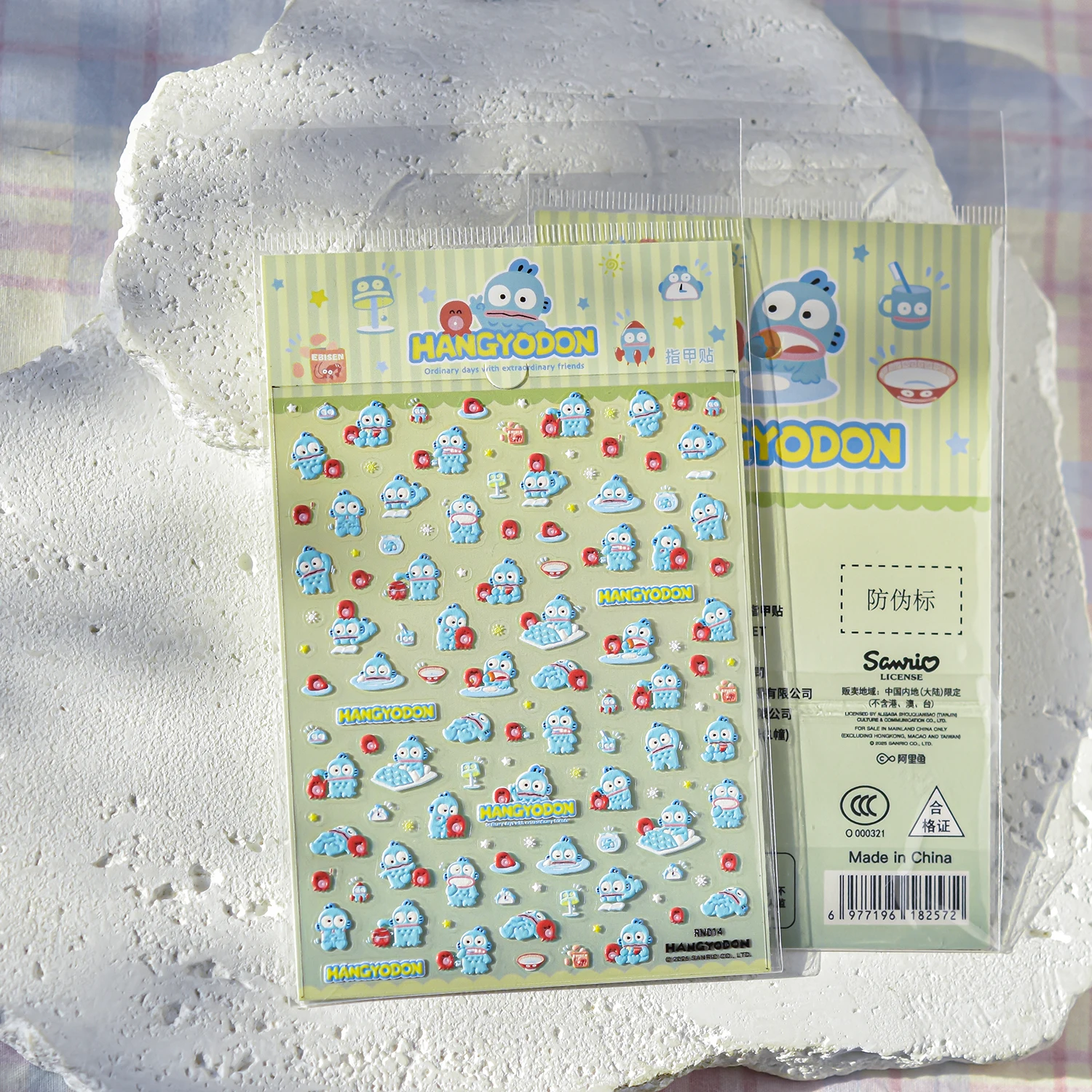 سانريو الرسوم المتحركة ليتل التوأم نجوم Badtz-مارو ملصقات الأظافر مسمار الفن اكسسوارات الكرتون مرحبا كيتي كورومي ملصقات للأظافر #4