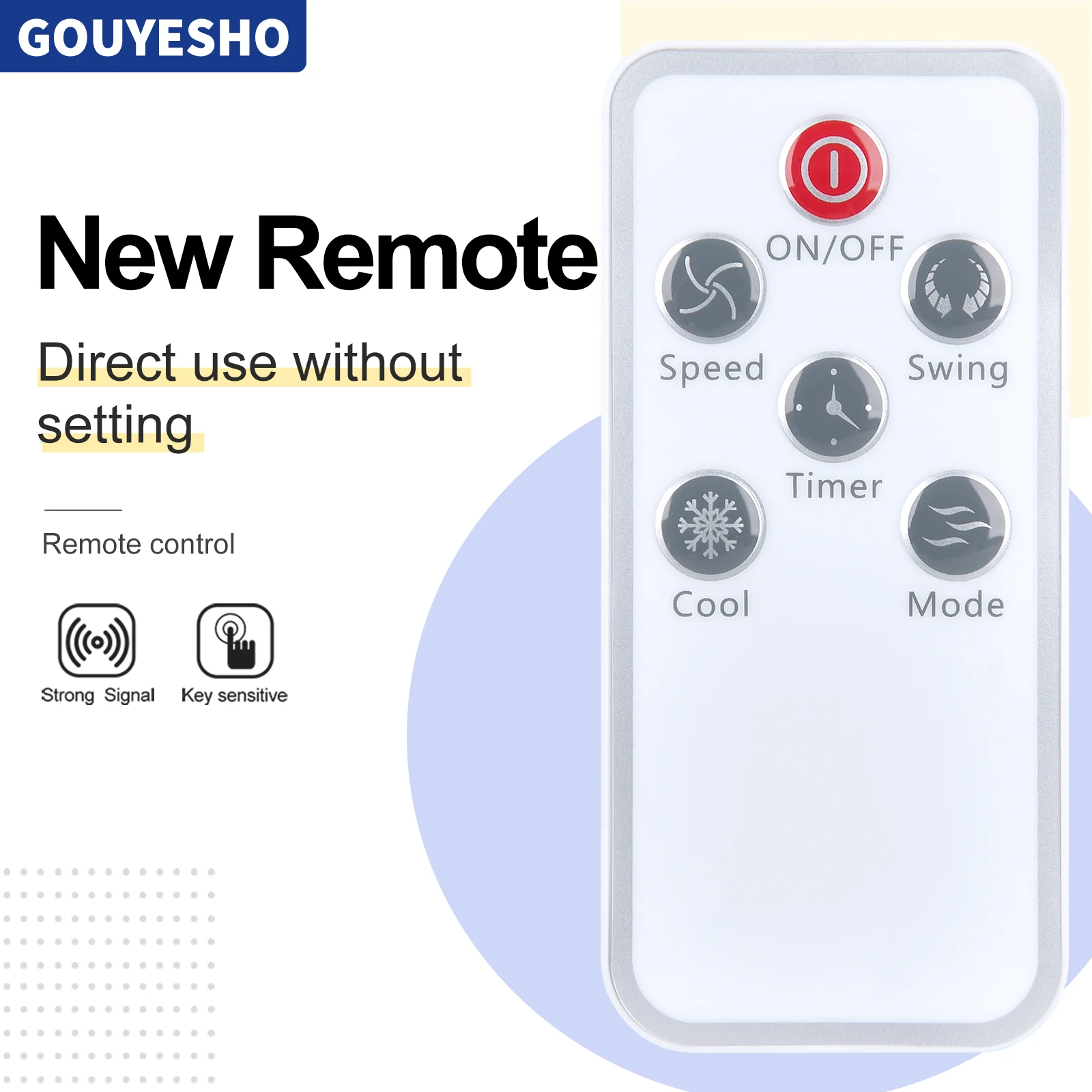 Новый сменный пульт дистанционного управления для воздушного охладителя COSTWAY 3 в 1, 65 Вт