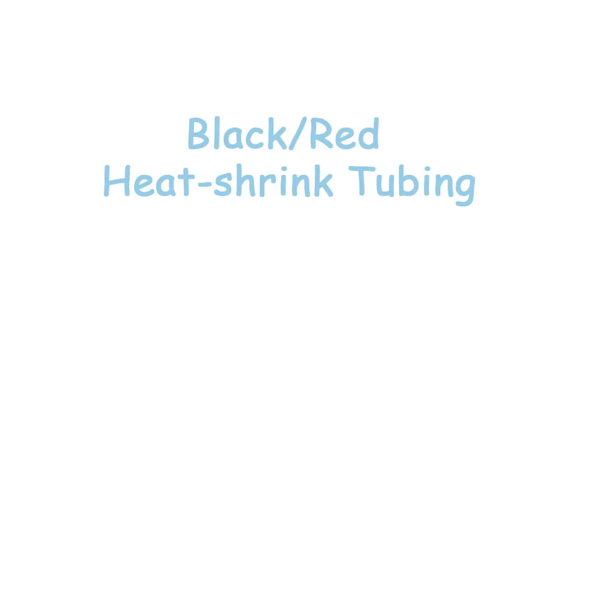1Pcs Black/Red Heat-shrink Tubing 14mm/20mm/25mm/30mm/40mm Thermoresistant Tube Heat Shrink Wrapping Cable Insulation Sleeving