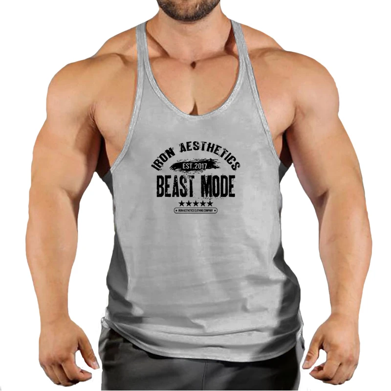 Gym Vest Fitness Shirt Muscular Man Singlet Men Vests Stringer Sleeveless Sweatshirt Men\'s Singlets Top for Fitness Clothing