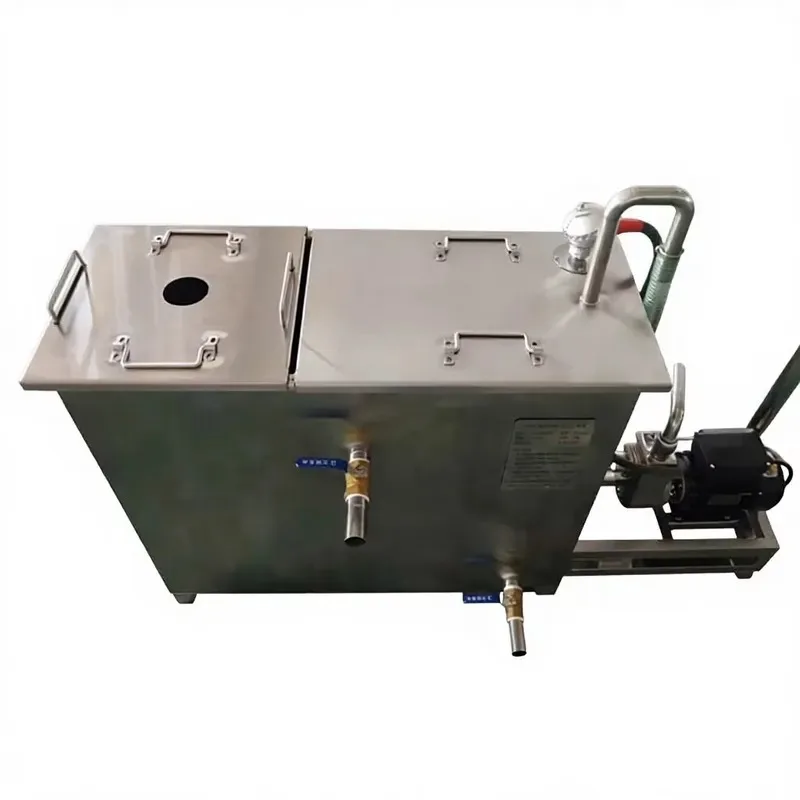Customizable Self-Priming Oil Water Separator for Commercial Restaurant Hotel Kitchen Wastewater Recycling and Oil Removal